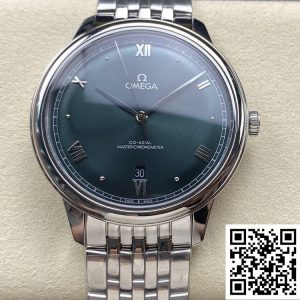 Replica Omega De Ville 434.10.40.20.10.001 1:1 Best Version KZ Factory Green Dial
