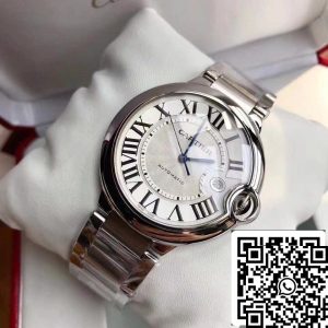 Cartier Ballon Bleu De Cartier W69012Z4 Watch 42mm Swiss Original Movement